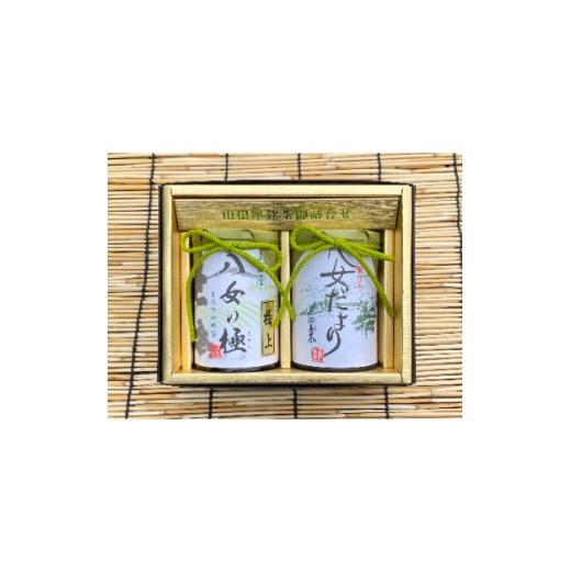 ふるさと納税 お茶類 福岡県 大牟田市 八女茶詰め合わせ 八女の極み(極上煎茶)・八女だより(特上深蒸し茶) 1750028
