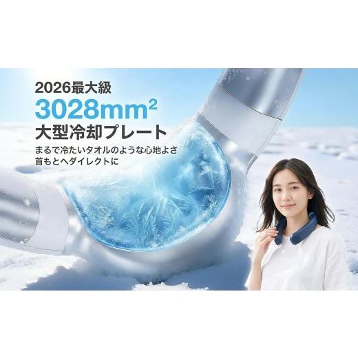 ふるさと納税 空調・季節家電 千葉県 松戸市 冷却プレート付き首掛け扇風機LY12 ネイビー ネイビー