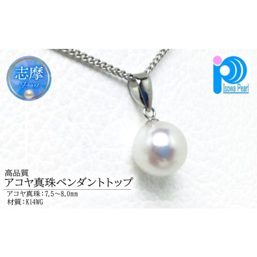 ふるさと納税 アクセサリー 三重県 志摩市 真珠 ペンダント トップ K14WGパール あこや アクセサリー ジュエリー 三重県 伊勢志摩 志摩 アコヤ貝 冠婚葬祭 結…