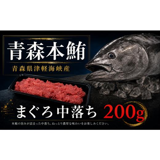 ふるさと納税 マグロ 青森県 むつ市 引き締まった旨味 津軽海峡産まぐろ(中落ち200g)