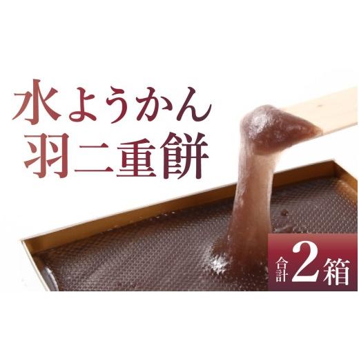 ふるさと納税 菓子 羊羹 福井県 永平寺町 水ようかん 羽二重餅 (1箱 200g)x2箱 羊かん 水ようかん 和菓子 スイーツ デザート お菓子 おやつ ギフト 人気 プ…