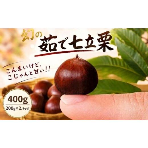 ふるさと納税 果物類 栗 高知県 黒潮町 冷凍 ゆで七立栗 200g × 2 パック 400g 茹で栗 冷凍 真空パック ゆで くり クリ 小粒 あまい 七立栗 ななたてくり 和…