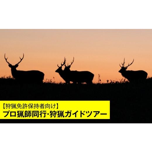 ふるさと納税 イベントやチケット等 北海道 厚真町 狩猟免許保持者向け プロ猟師同行・狩猟ガイドツアー