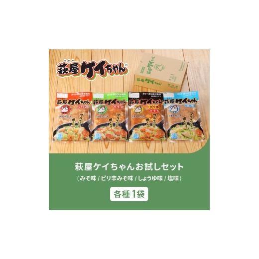 ふるさと納税 鶏肉 岐阜県 下呂市 萩屋ケイちゃん 4種類お試しセット(各230g×1)計4パック 冷凍配送 みそ味・しょうゆ味・しお味・ピリ辛みそ味 けいちゃん…