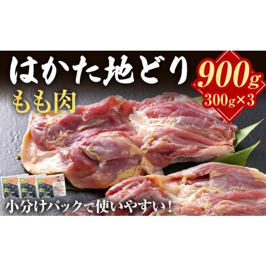 ふるさと納税 鶏肉 モモ 福岡県 みやこ町 はかた地どり もも肉 900g 300g×3パック 小分け 福岡県産 地鶏 鶏肉 冷凍 国産 鶏もも肉 モモ肉 とり肉 筑前煮 水炊…