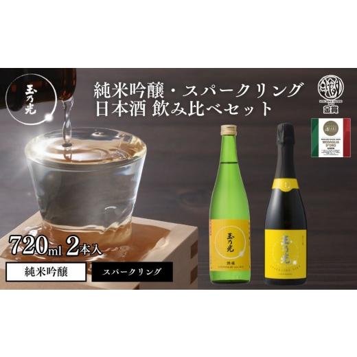 ふるさと納税 日本酒 純米吟醸酒 京都府 京都市 玉乃光酒造 純米吟醸・スパークリング日本酒 2種飲み比べセット 720ml×2本 酒魂・京の光セット|京都 老舗 …