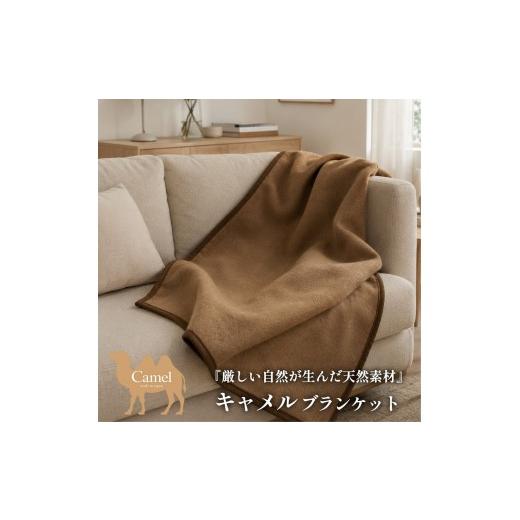 ふるさと納税 タオル・寝具 毛布 大阪府 泉大津市 ハーフサイズ 厳しい自然が生んだ暖かさ キャメル100%(毛羽部分)毛布 140×100cm[泉大津産] CA-21R BE | …