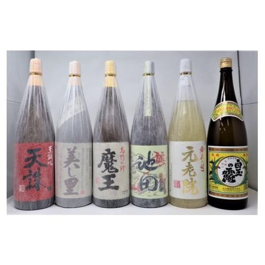 ふるさと納税 焼酎 いも 鹿児島県 錦江町 No.5051-4 魔王 入り池田・天誅・元老院・白玉の露・美し里 一升瓶6本セット