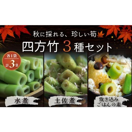 ふるさと納税 惣菜・レトルト 高知県 南国市 8月までの受付限定 国産 四方竹 づくし 3種セット 水煮 土佐煮 炊き込みごはんの素 計3袋 (2026年11月〜発送) | …