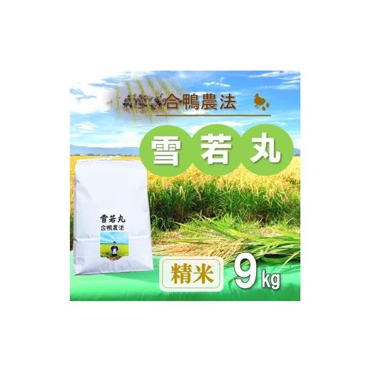 ふるさと納税 米 山形県 三川町 令和7年産・精米 ecofarmすがわらの合鴨農法雪若丸9kg