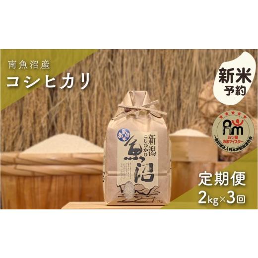 ふるさと納税 米 コシヒカリ 新潟県 南魚沼市 令和8年産新米予約 「五つ星お米マイスター」の南魚沼産コシヒカリ 精米2kg×3回(毎月定期便) 2026年10月…