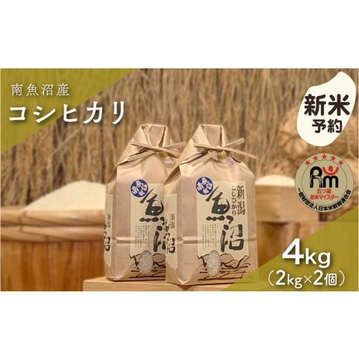 ふるさと納税 米 コシヒカリ 新潟県 南魚沼市 令和8年産新米予約 「五つ星お米マイスター」の南魚沼産コシヒカリ 精米4kg(2kg×2個) 2026年10月上旬よ…