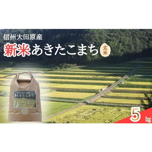 ふるさと納税 玄米 長野県 千曲市 2026年先行予約 信州大田原産 新米 あきたこまち玄米 5kg | あきたこまち 新米 玄米 お米 おこめ コメ 5キロ 千曲市 信州 …