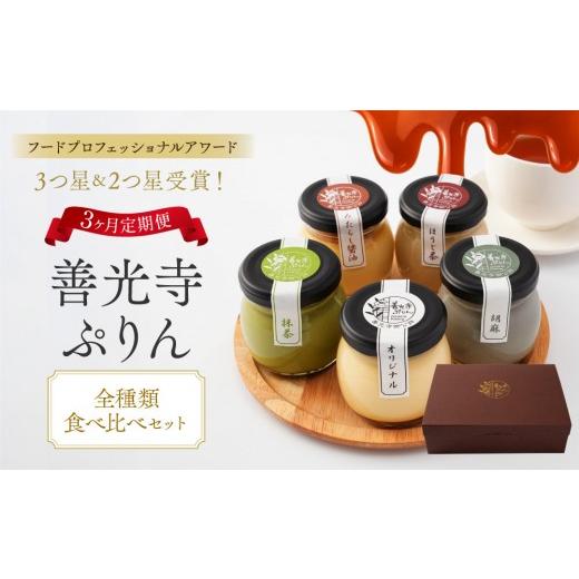 ふるさと納税 菓子 プリン 長野県 長野市 定期便 善光寺ぷりん 全種食べ比べセット [ 3か月連続お届け ]ご当地 お取り寄せ スイーツ ギフト お菓子 プリン …