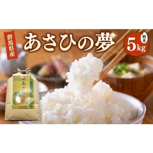 ふるさと納税 米 群馬県 伊勢崎市 令和7年産 あさひの夢 白米 5kg | 米 コメ 単一米 精米 産地直送