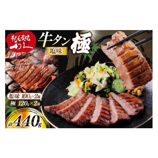 ふるさと納税 牛肉 タン 宮城県 気仙沼市 牛たん 炭焼 利久 牛たん極 (塩味) & 牛たん塩味 各2個 セット 利久 宮城県 気仙沼市 20566129 牛タン 牛 肉 牛肉 …