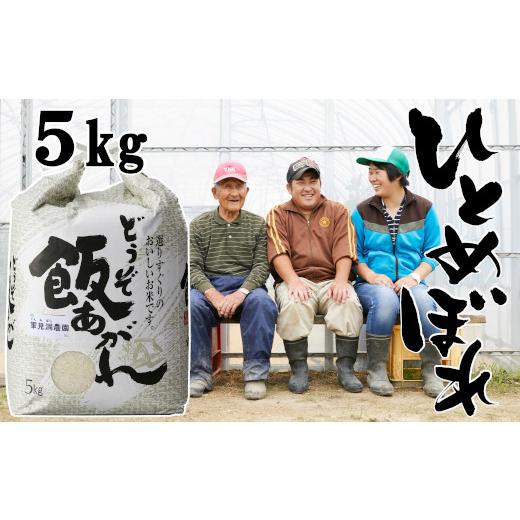 ふるさと納税 米 ひとめぼれ 岩手県 陸前高田市 令和7年産 ひとめぼれ 5kg 白米 軍見洞(ぐんみぼら)農園 白米 精米 お米 東北 お弁当 おにぎり おむすび RT71…