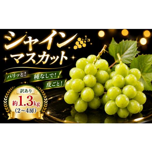 ふるさと納税 果物類 ぶどう 千葉県 香取市 シャインマスカット 約 1.3kg (2〜4房) マスカット ぶどう ますかっと 果物 フルーツ 先行予約 ブドウ 葡萄 訳あり…