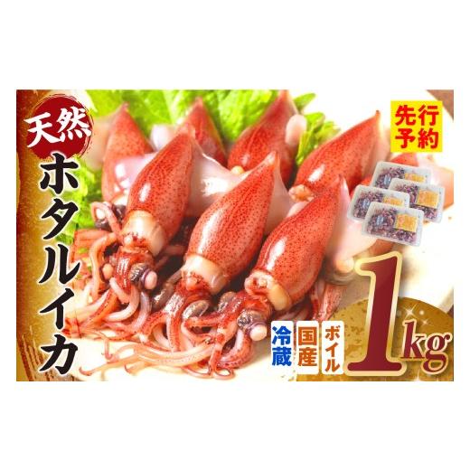 ふるさと納税 イカ 兵庫県 香美町 [先行予約] ボイル ホタルイカ 小分け 250g×4パック 1kg 酢味噌付 冷蔵 令和9年3月以降発送予定 国産 ほたるいか いか イ…