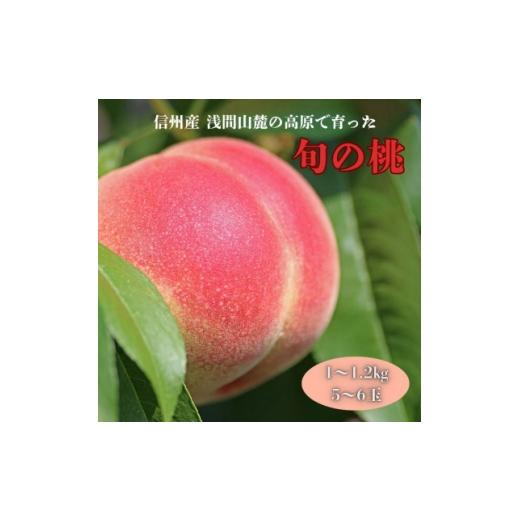 ふるさと納税 もも 長野県 御代田町 長野県浅間山麓 御代田町の桃 家族で楽しむ食べ切りハーフ箱(1〜1.2kg) 1754261