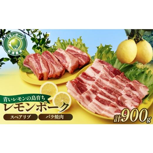 ふるさと納税 豚肉 焼肉・バーベキュー 愛媛県 上島町 配送エリア:北海道・沖縄・離島以外 豚肉 「青いレモンの島」育ちのレモンポーク 900g(スペアリブ500g…