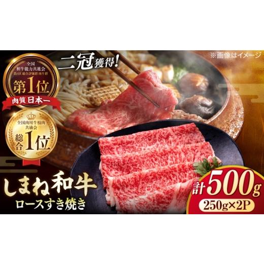 ふるさと納税 牛肉 ロース 島根県 松江市 最高級品質の和牛肉 しまね和牛 ロースすき焼き用 500g(250g×2パック) 島根県松江市/有限会社宮本食肉店 ALCV014…