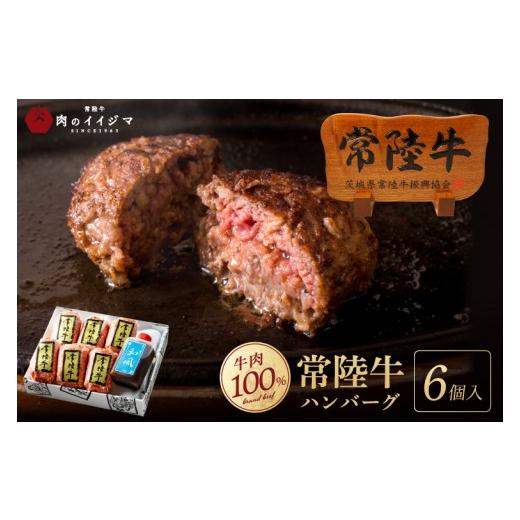 ふるさと納税 肉 ハンバーグ 茨城県 水戸市 常陸牛ハンバーグ 100g 6個 無添加 手造り和風タレ リピーター続出 手捏ねハンバーグ 冷凍 小分け 焼くだけでレス…