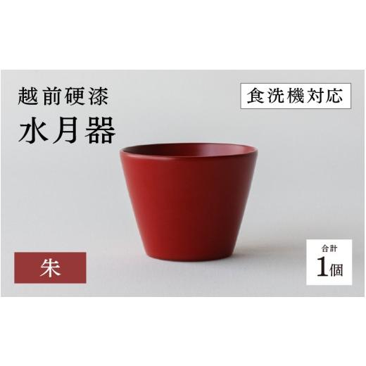 ふるさと納税 陶磁器・漆器・ガラス 福井県 鯖江市 高島屋選定品 越前硬漆 水月器 朱 B-19614b / 漆琳堂 湯呑み お猪口 漆器 和食器 小鉢 蕎麦猪口 食洗…