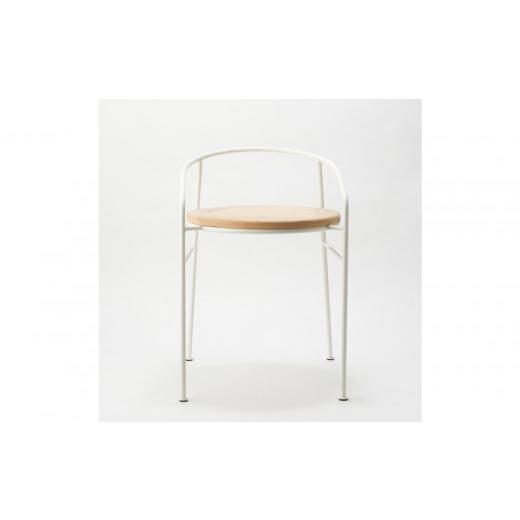 ふるさと納税 家具 香川県 高松市 マキヅ家具 槙塚鉄工所 Round Chair 白
