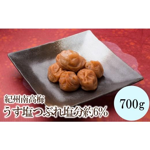 ふるさと納税 加工品等 梅干 和歌山県 御坊市 紀州南高梅うす塩つぶれ塩分約6%(700g)
