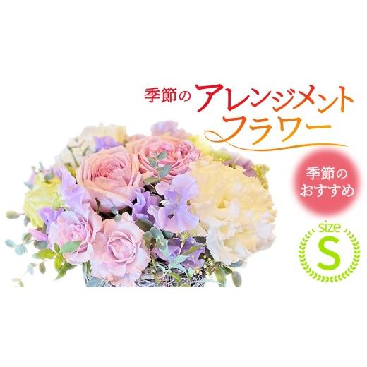 ふるさと納税 雑貨・日用品 花 茨城県 城里町 季節 の フラワーアレンジメント S 花 お花 季節の花 生花 記念日 誕生日 自宅用 インテリア 部屋飾り 装飾 贈答…