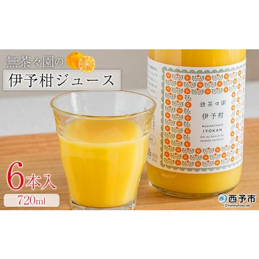 ふるさと納税 果汁飲料 愛媛県 西予市 無茶々園の伊予柑ジュース 720ml 6本 『1か月以内に順次出荷予定』柑橘 果物 オレンジ フルーツ ストレート 果汁100% …