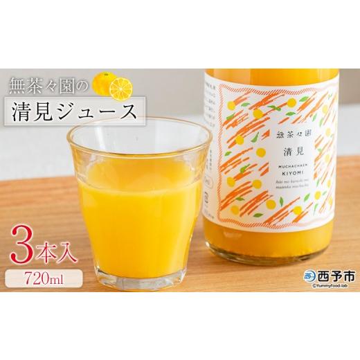 ふるさと納税 果汁飲料 愛媛県 西予市 無茶々園の清見ジュース 720ml 3本 『1か月以内に順次出荷予定』柑橘 果物 オレンジ フルーツ ストレート 果汁100% 清…