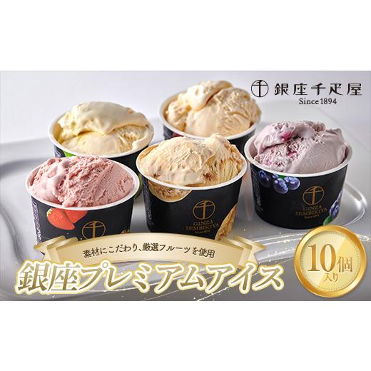 ふるさと納税 菓子 アイス 福島県 白河市 銀座千疋屋 銀座プレミアムアイス 10個入り F23R-593 熨斗なし