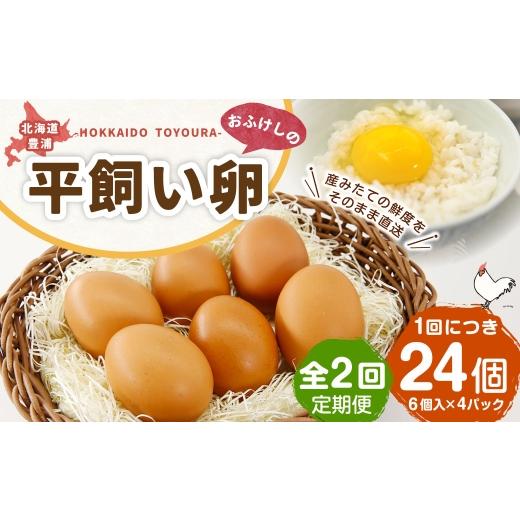 ふるさと納税 卵(鶏、烏骨鶏等) 北海道 豊浦町 定期1ヶ月毎2回 北海道 豊浦 おふけしの平飼い卵 24個 卵 たまご タマゴ 玉子 エッグ 黄身 鶏卵 ゆで卵 目玉…