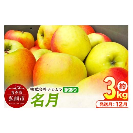 ふるさと納税 りんご 青森県 弘前市 26年12月発送 りんご 名月 訳あり 約3kg(8〜13玉程度)先行受付 青森県産 林檎 リンゴ 果物 くだもの フルーツ 青森県 …