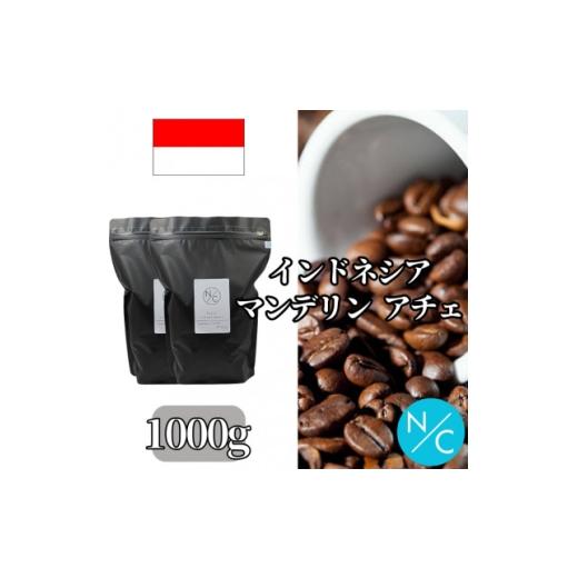 ふるさと納税 コーヒー コーヒー粉 群馬県 館林市 インドネシア マンデリン アチェ 中深煎り 500g ×2 ペーパーフィルター用の中挽き 1681783