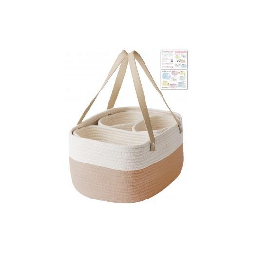 ふるさと納税 雑貨・日用品 神奈川県 川崎市 保育士が監修 おむつストッカー おむつ収納 可愛い ツートン おむつストッカー おむつ収納 ベビー用品 出産祝い …