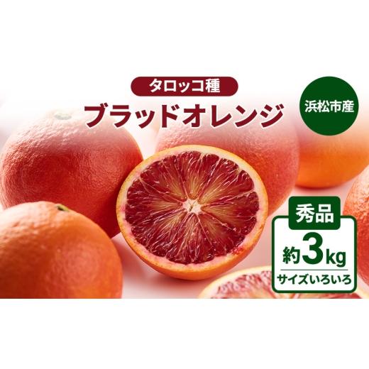 ふるさと納税 みかん・柑橘類 オレンジ 静岡県 浜松市 静岡県浜松市産『ブラッドオレンジ(タロッコ種)』秀品約3kg(サイズいろいろ)オレンジ 濃厚な甘み 爽…