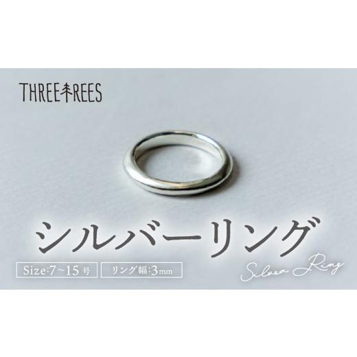 ふるさと納税 アクセサリー リング 福岡県 那珂川市 日常のアクセントに シルバーリング LS-06 / マット / 10号 マット / 10号