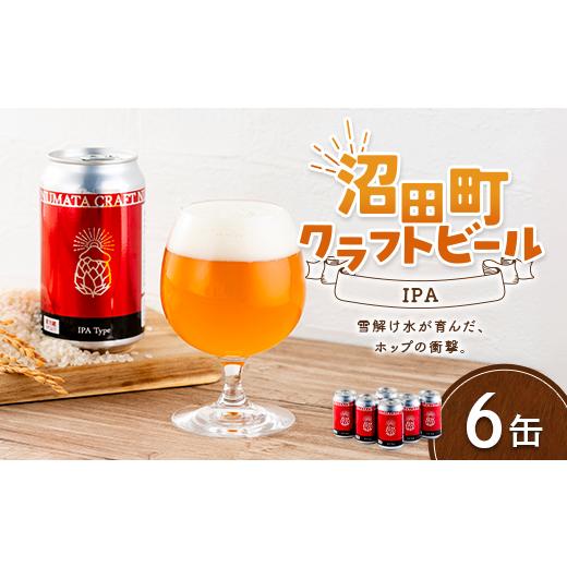 ふるさと納税 ビール 地ビール 北海道 沼田町 沼田町クラフトビール IPA 6缶 地ビール ビール 酒 アルコール アルコール飲料 沼田町 北海道 n-0264 6缶