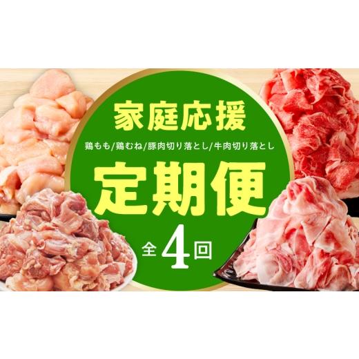 ふるさと納税 牛肉 セット 大阪府 泉佐野市 定期便 家計応援 定期便4万円コース 小分け 家計応援 鶏肉 豚肉 牛肉 カット済み 切り落とし 簡単調理