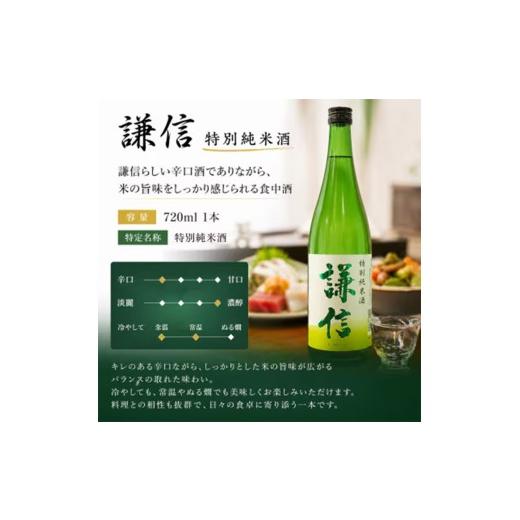 ふるさと納税 日本酒 純米酒 新潟県 糸魚川市 糸魚川地酒 謙信 特別純米酒 720ml 日本酒 地酒 新潟 糸魚川 720ml