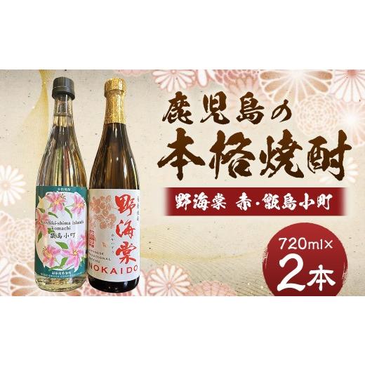 ふるさと納税 焼酎 いも 鹿児島県 薩摩川内市 鹿児島の本格焼酎 野海棠 赤・甑島小町 香り高い 720ml×2本セット 25度 祁答院蒸溜所 芋焼酎 芋 焼酎 お酒 本…