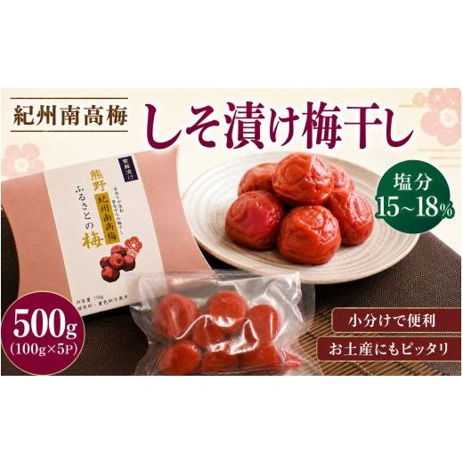 ふるさと納税 加工品等 梅干 三重県 熊野市 梅干し 小分け お土産にピッタリ 梅干し 無添加 南高梅 小分けタイプ 昔ながらのすっぱい しそ漬け梅干し 500g (1…