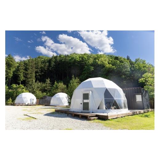 ふるさと納税 宿泊券 ペンション・コテージ 兵庫県 朝来市 竹田城跡を一望できる K&amp;Bグランピング天空の城 素泊り1泊ペア宿泊券