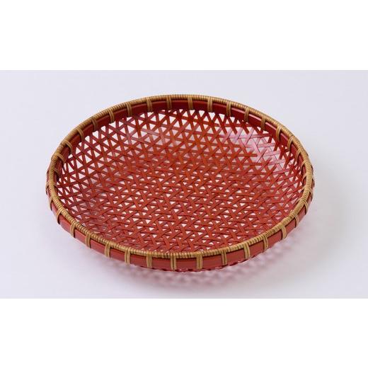 ふるさと納税 木工品・竹工品 石川県 金沢市 竹工芸 漆塗盛篭 朱 | 竹工芸 竹細工 竹籠 竹かご 盛篭 盛籠 本漆 天然漆 漆仕上げ 漆芸 漆器 本漆仕上げ 漆塗…