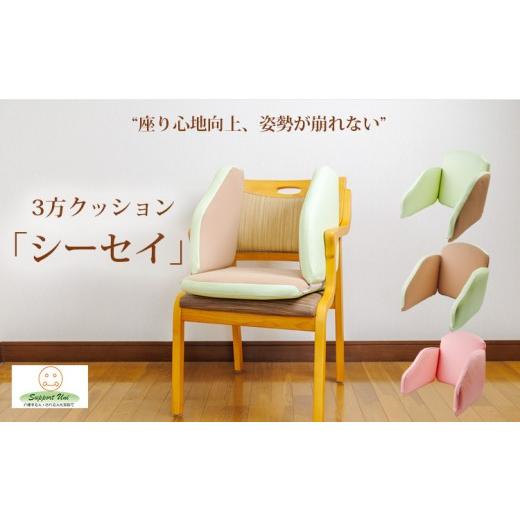 ふるさと納税 雑貨・日用品 宮崎県 高原町 姿勢保持用3方クッション「シーセイ」1組 脇腹をしっかり支えてご自宅のイスや車椅子にまっすぐ座れる クッション …