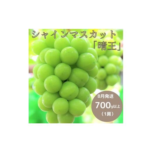 ふるさと納税 ぶどう マスカット 岡山県 勝央町 岡山県 勝央町産 シャインマスカット 700g以上(1房) 8月発送 _A10 700g以上 (1房)