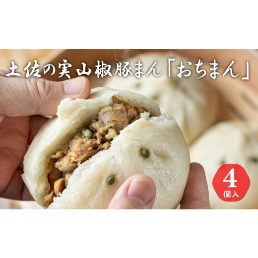 ふるさと納税 惣菜・レトルト 冷凍 高知県 越知町 土佐の実山椒豚まん「おちまん」4個